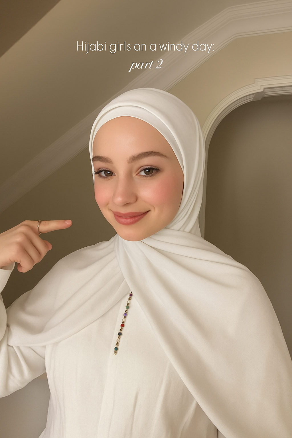 Turkish Hijab With Magnetic Buckle