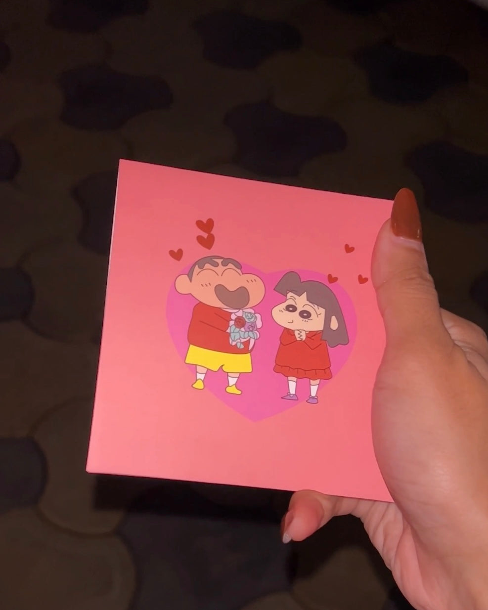 Shinchan-Love card with Necklace