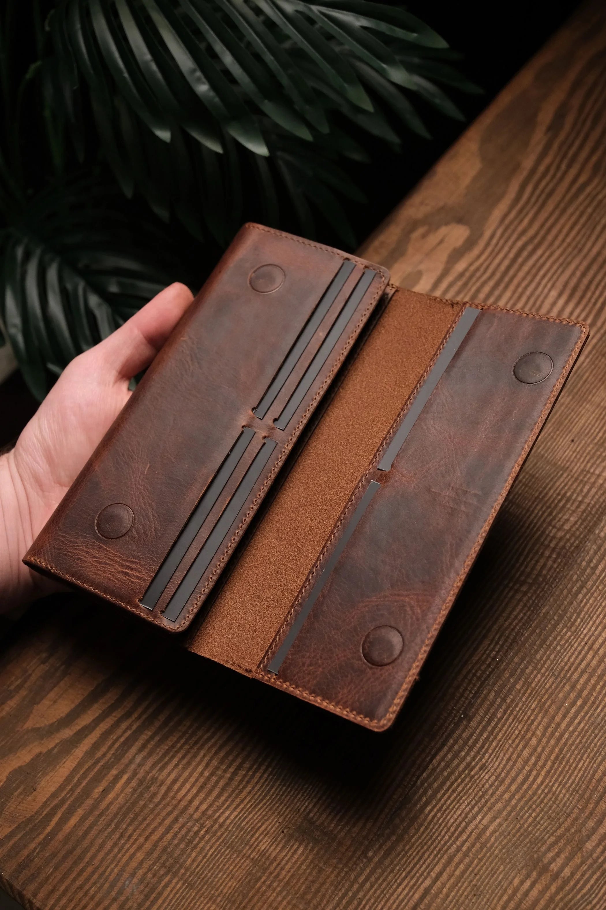 Turkish Style Handmade Leather Phone Wallet ( PURE LEATHER )