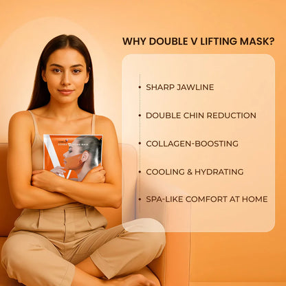 Reuseable Double V Lifting Mask for Double Chin Removal