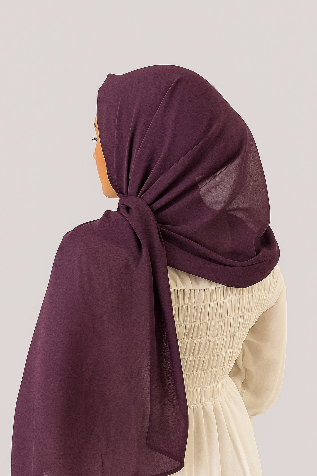 Magnetic Instant Hijab by UJ - 72 x 21 (Inches)