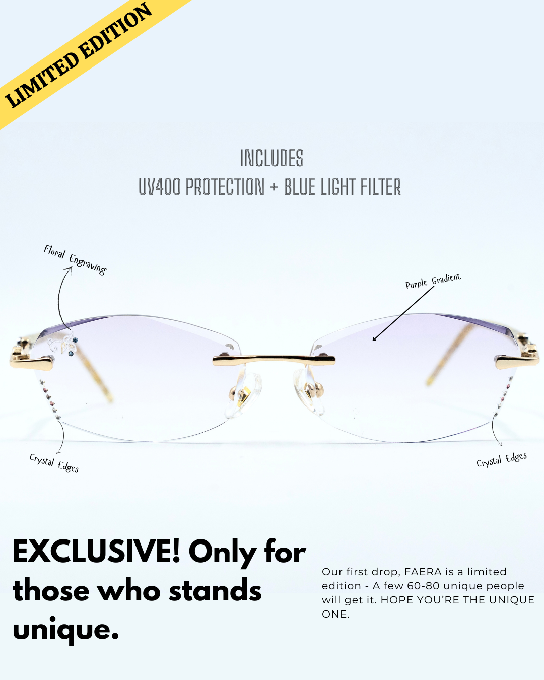 Veloura Signature Fashion Tinted Glasses