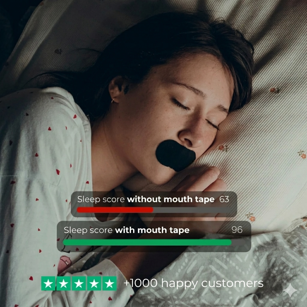 Mouth Sleeping Tape – Fix Snoring and your jawline Tonight!