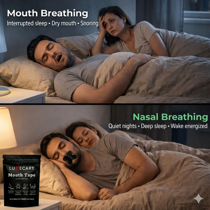 Mouth Sleeping Tape – Fix Snoring and your jawline Tonight!
