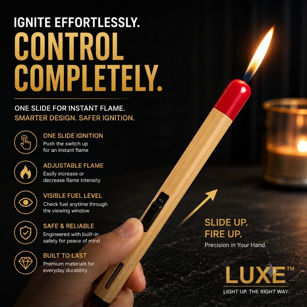 Refillable Matchstick Lighter