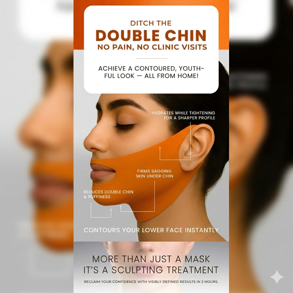 Reuseable Double V Lifting Mask for Double Chin Removal