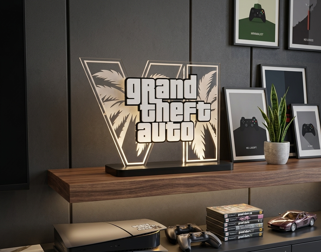 CUSTOM GTA ACRYLIC LED LAMP
