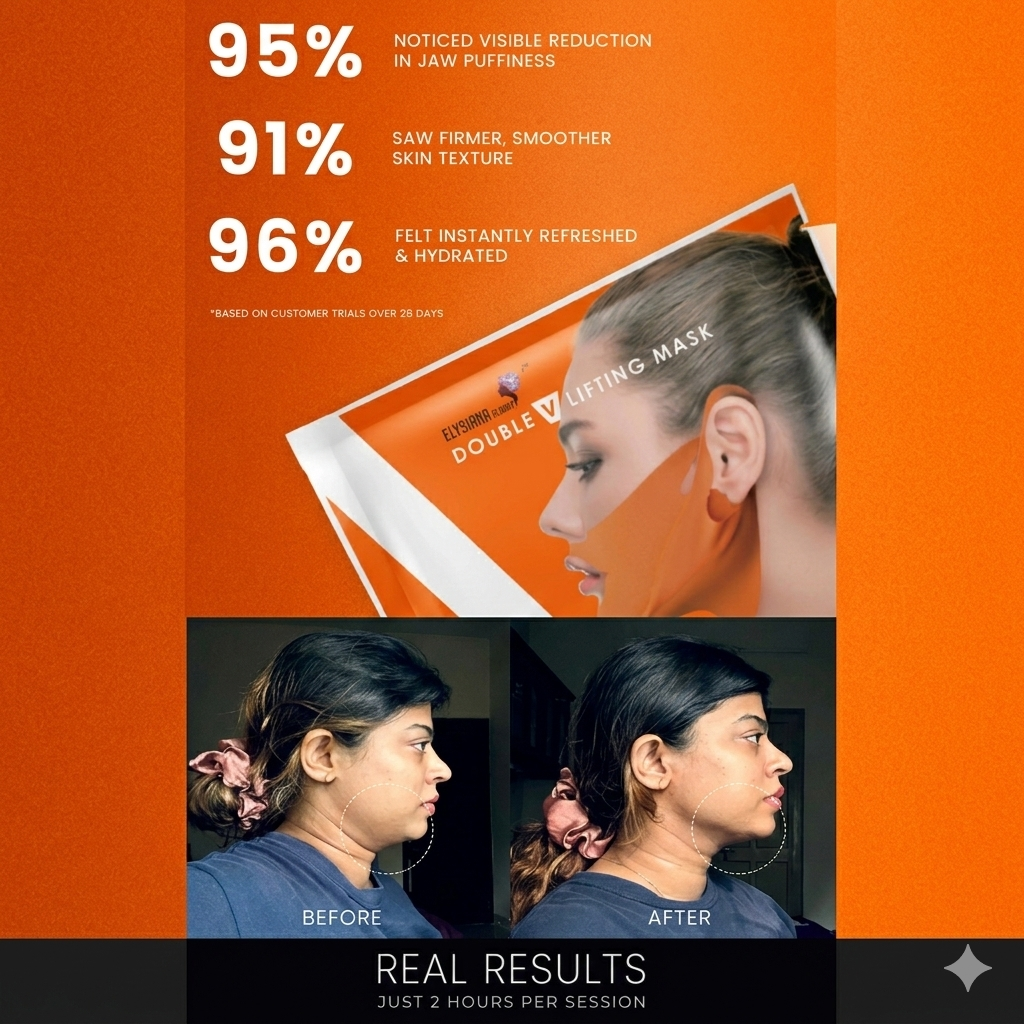Reuseable Double V Lifting Mask for Double Chin Removal