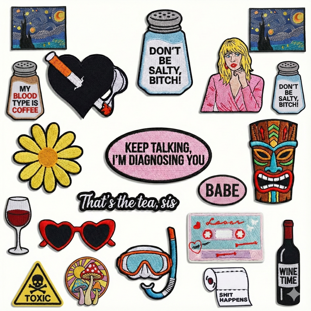 Embroidered Iron-On Patch