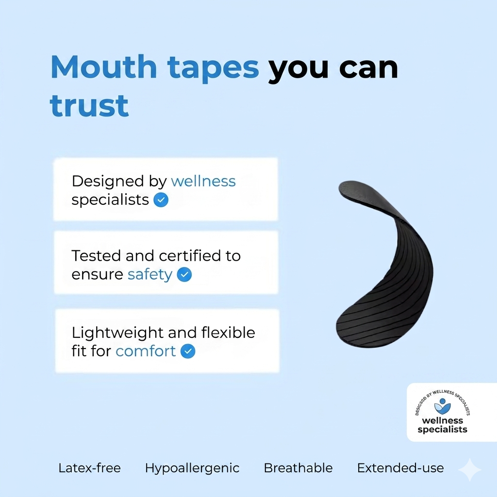 Mouth Sleeping Tape – Fix Snoring and your jawline Tonight!