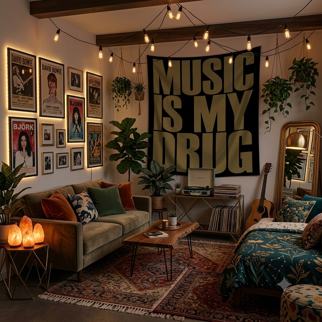 ''MUSIC IS MY DRUG'' FLAG
