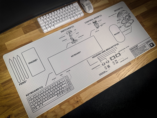 Puzzle Blueprint Mousepad