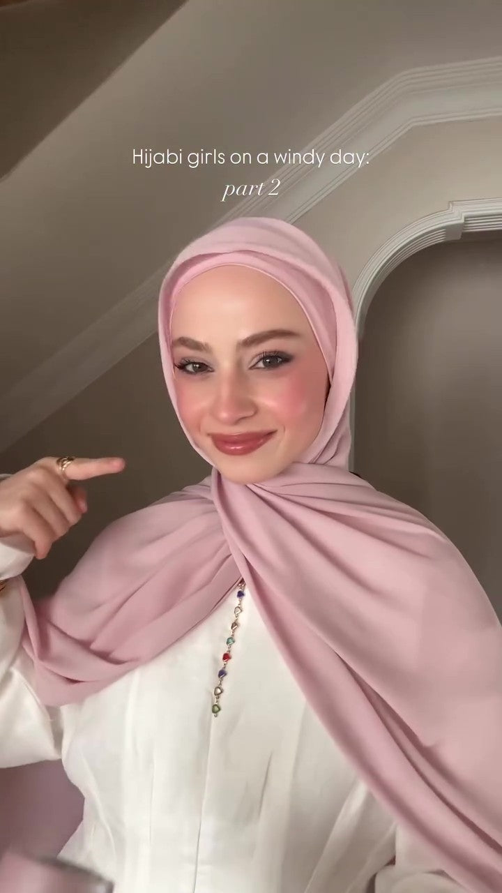 Turkish Hijab With Magnetic Buckle