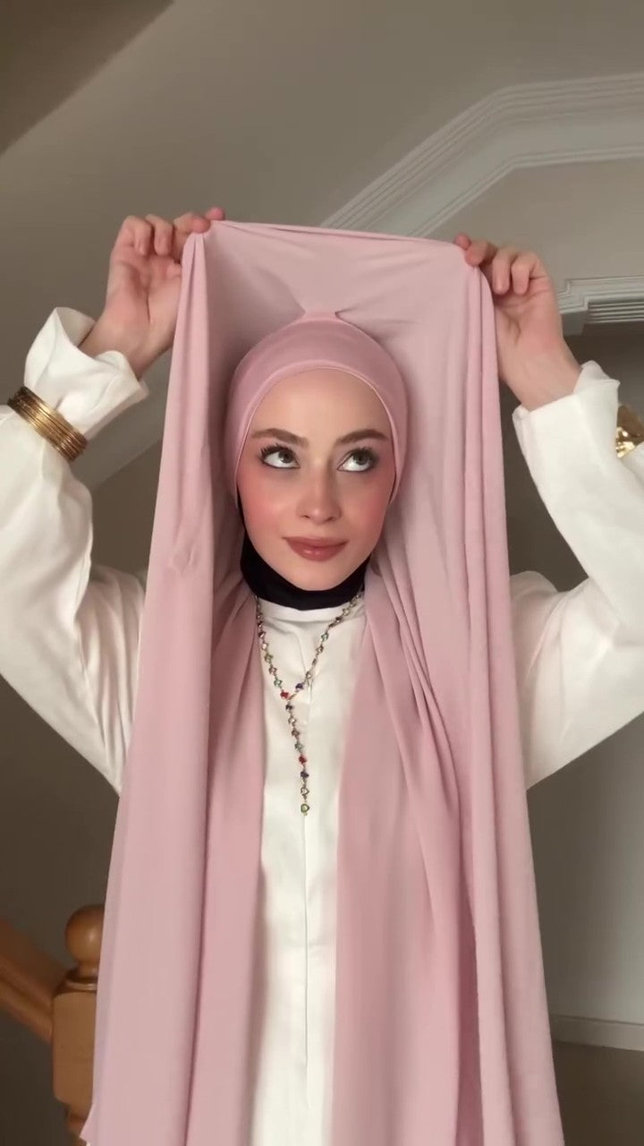 Turkish Hijab With Magnetic Buckle