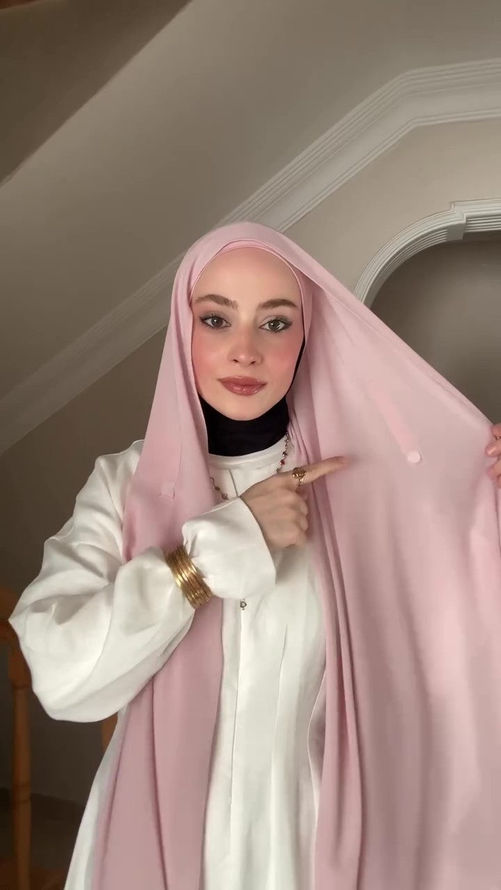 Turkish Hijab With Magnetic Buckle