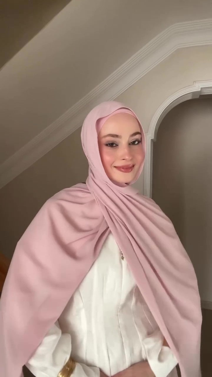 Turkish Hijab With Magnetic Buckle