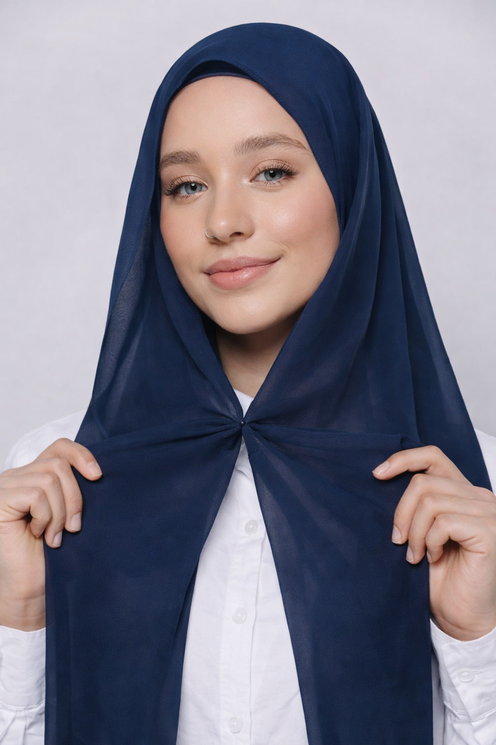Magnetic Instant Hijab by UJ - 72 x 21 (Inches)