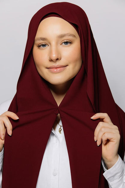 Magnetic Instant Hijab by UJ - 72 x 21 (Inches)