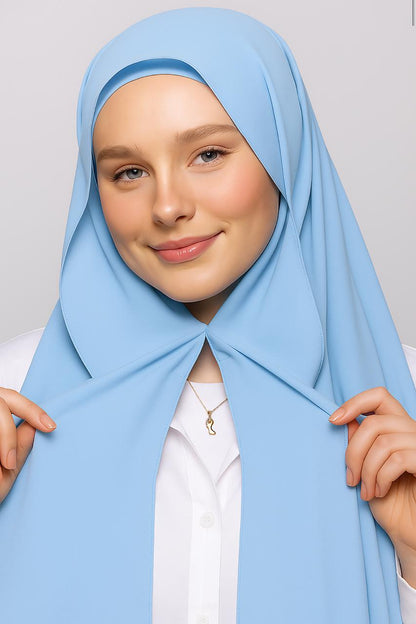 Magnetic Instant Hijab by UJ - 72 x 21 (Inches)