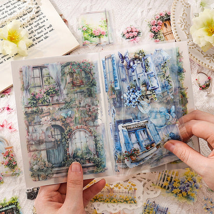 Glazed Tile House Series Sticker Book