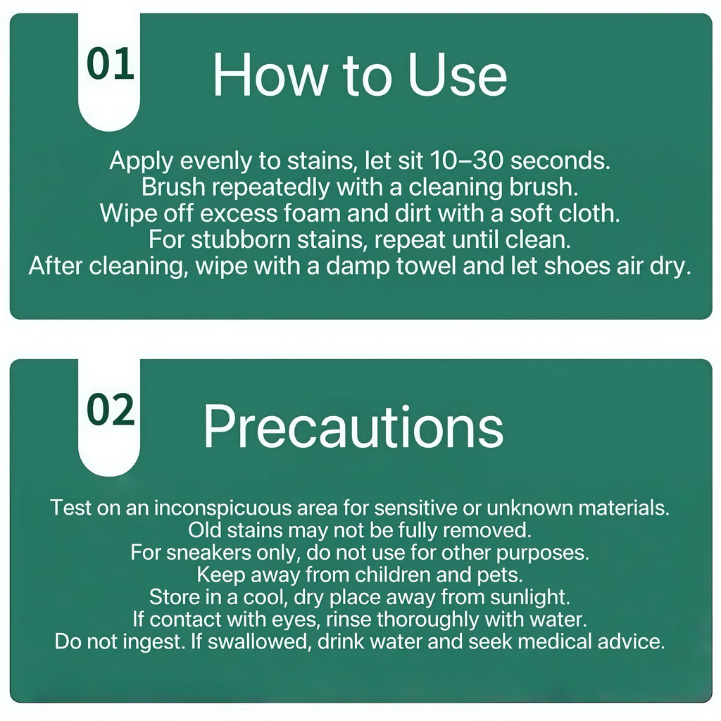 Active Foam Sneaker Cleaner Set