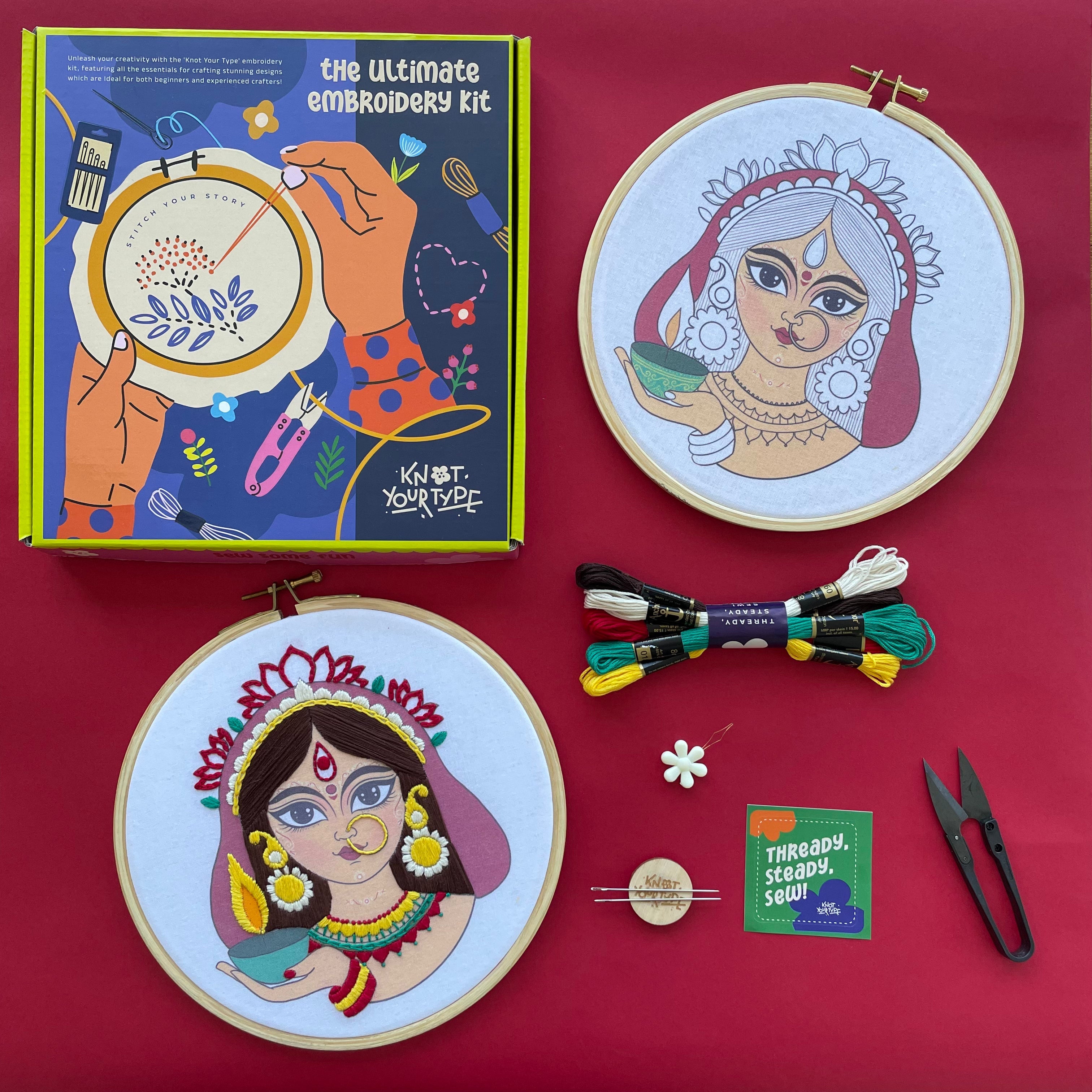 Beginner's Friendly DIY Embroidery Learning Kit