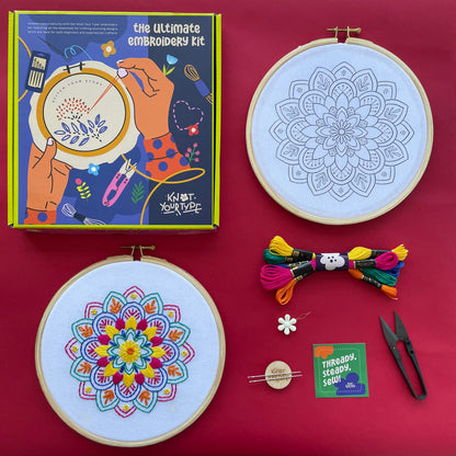 Beginner's Friendly DIY Embroidery Learning Kit