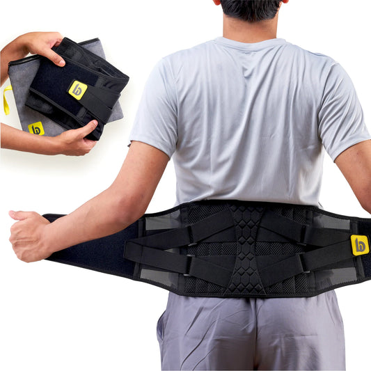 Lumbar Support Belt: 8-Stabilizer Ortho-Grade Back Support