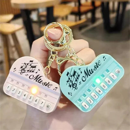 Mini Music Electronic Piano Keychain