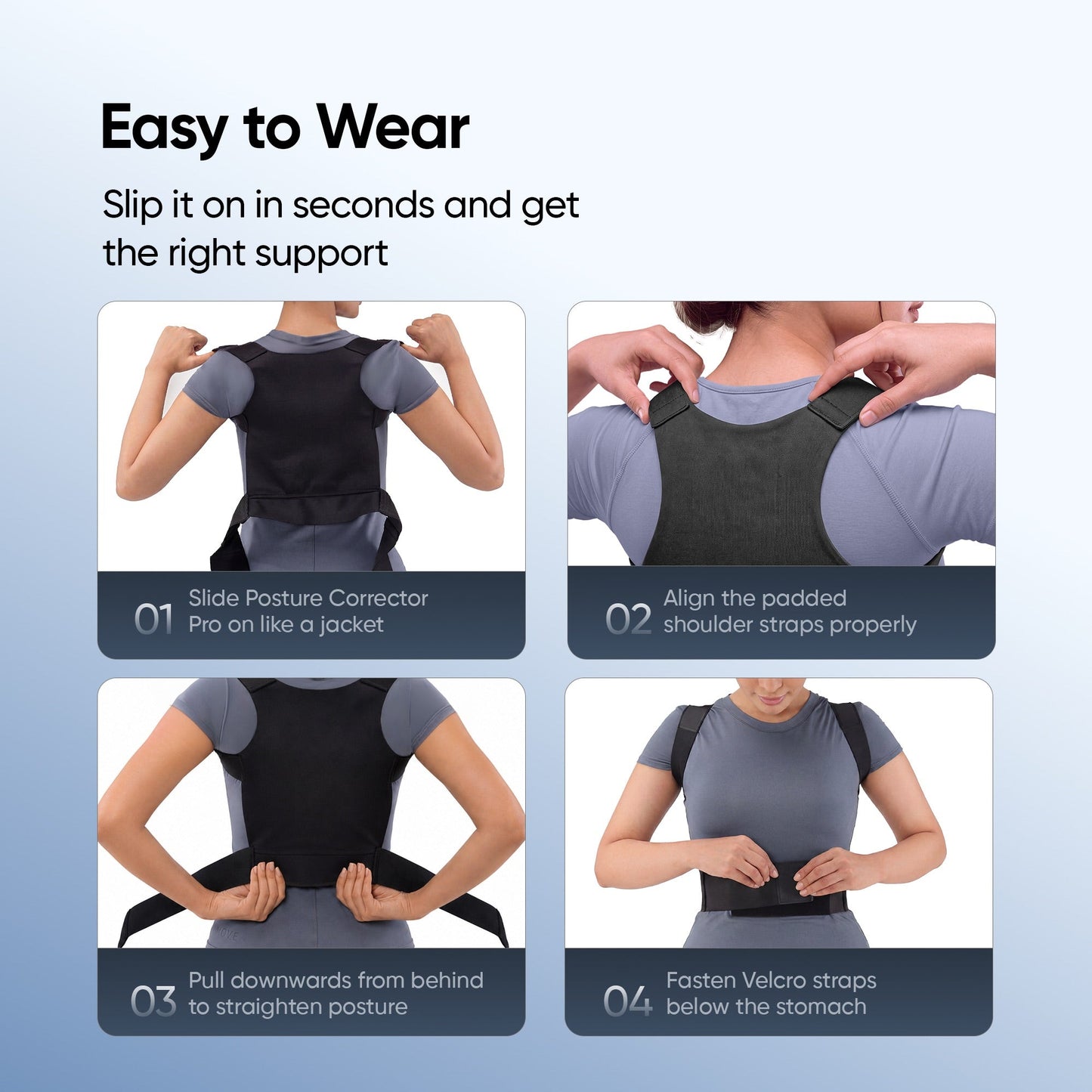 Frido Orthotics Posture Corrector Pro