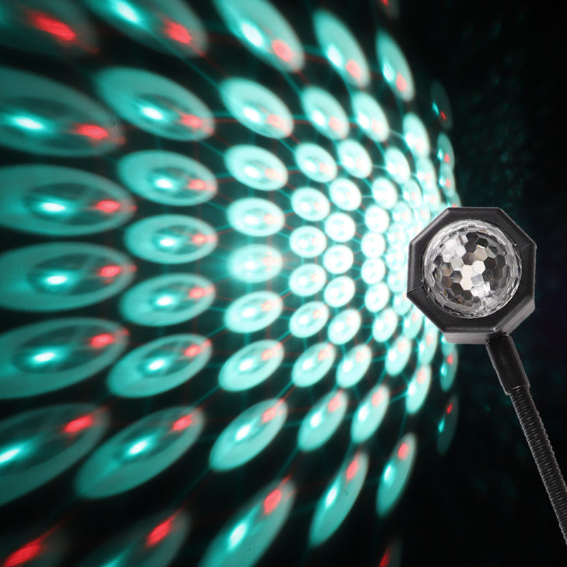WRADER USB Disco Projection  Light with 7 Color + 9 Functional Mode