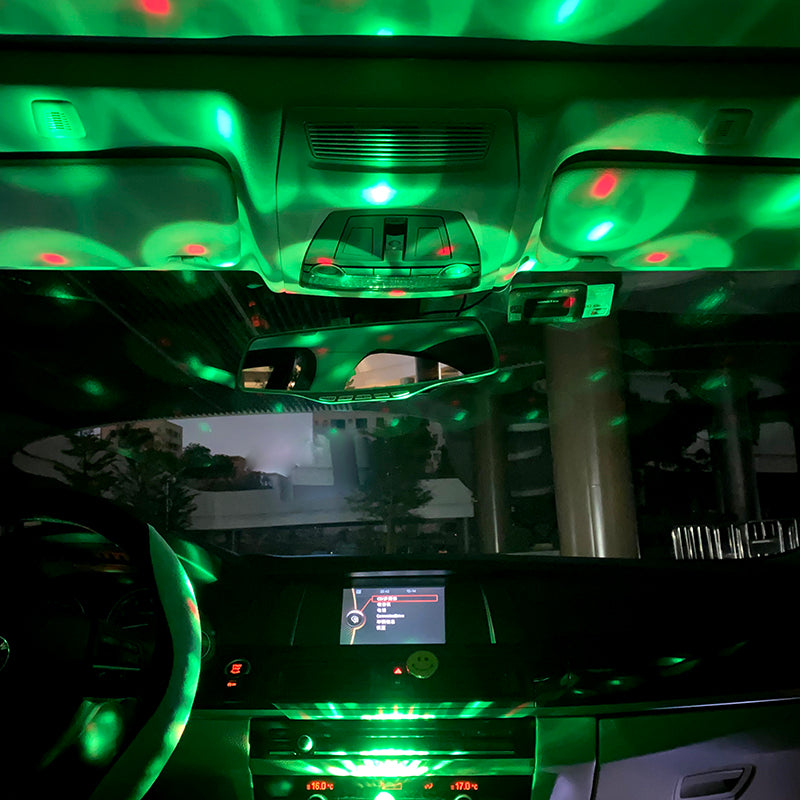 WRADER USB Disco Projection  Light with 7 Color + 9 Functional Mode