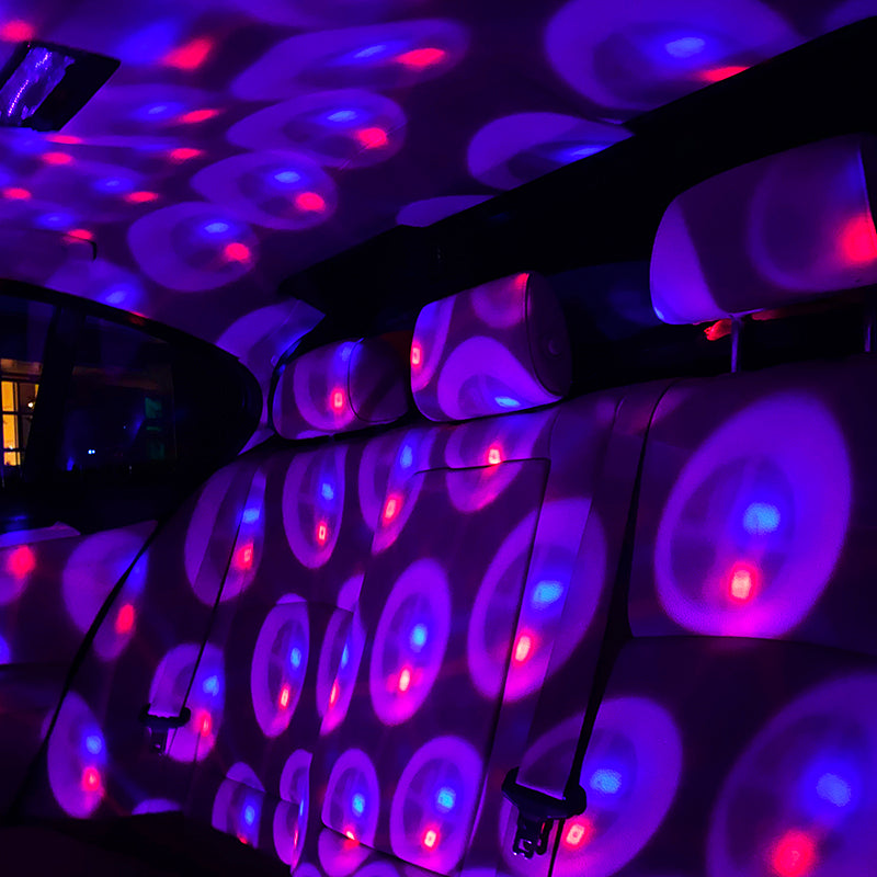WRADER USB Disco Projection  Light with 7 Color + 9 Functional Mode