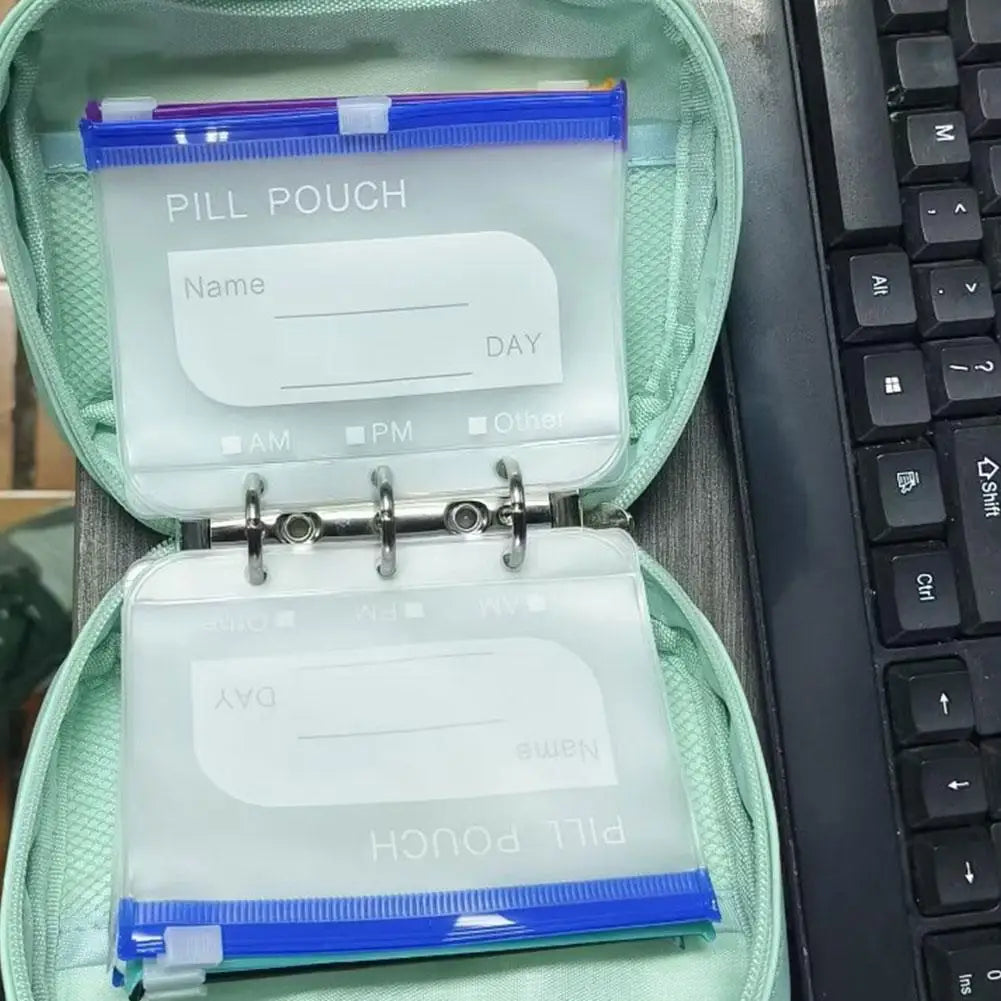 Waterproof Pill Organizer Pouch Set