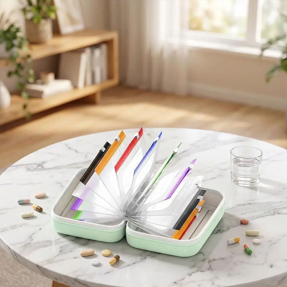 Waterproof Pill Organizer Pouch Set