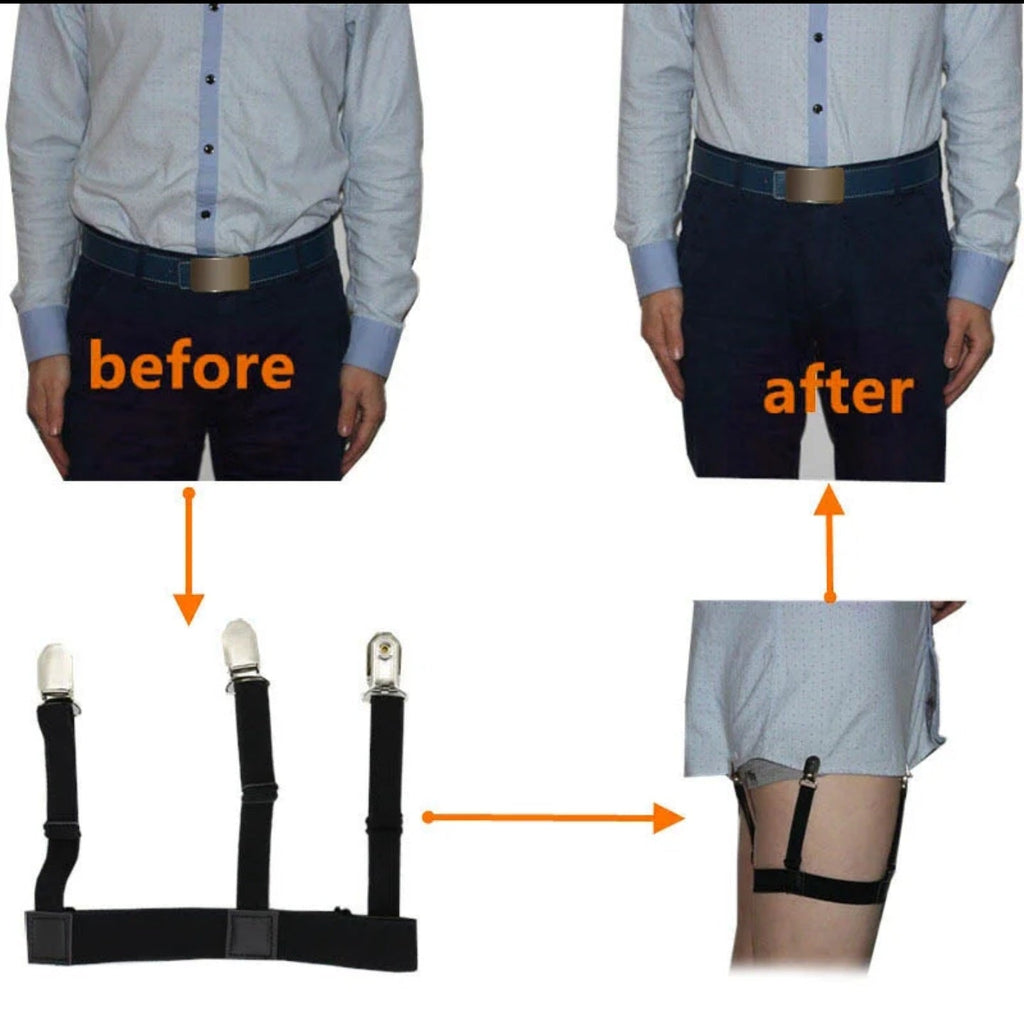 Adjustable Elastic Shirts Tucker (PAIR OF 2 )