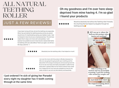 Teething Natural Pain Relief Roller