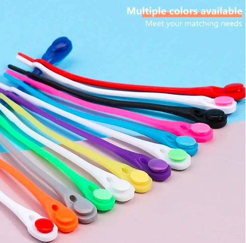 Lazy Silicone Shoelaces (Pack of 20 )