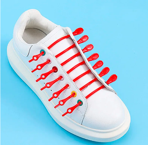 Lazy Silicone Shoelaces (Pack of 20 )