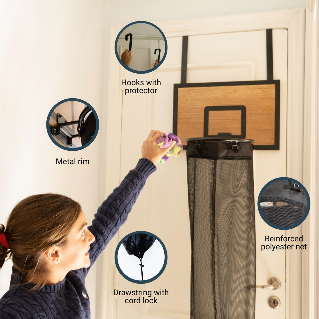 Laundry Basketball Hamper