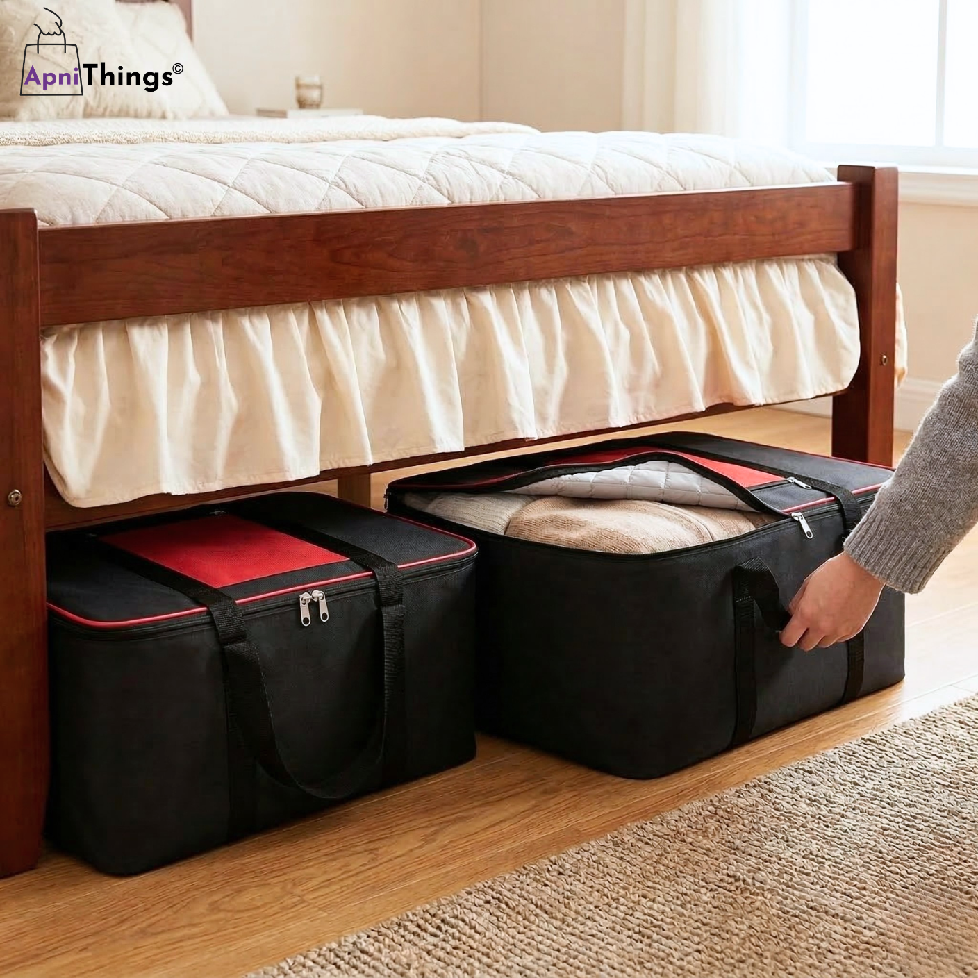 Premium Nylon Underbed Storage Bag