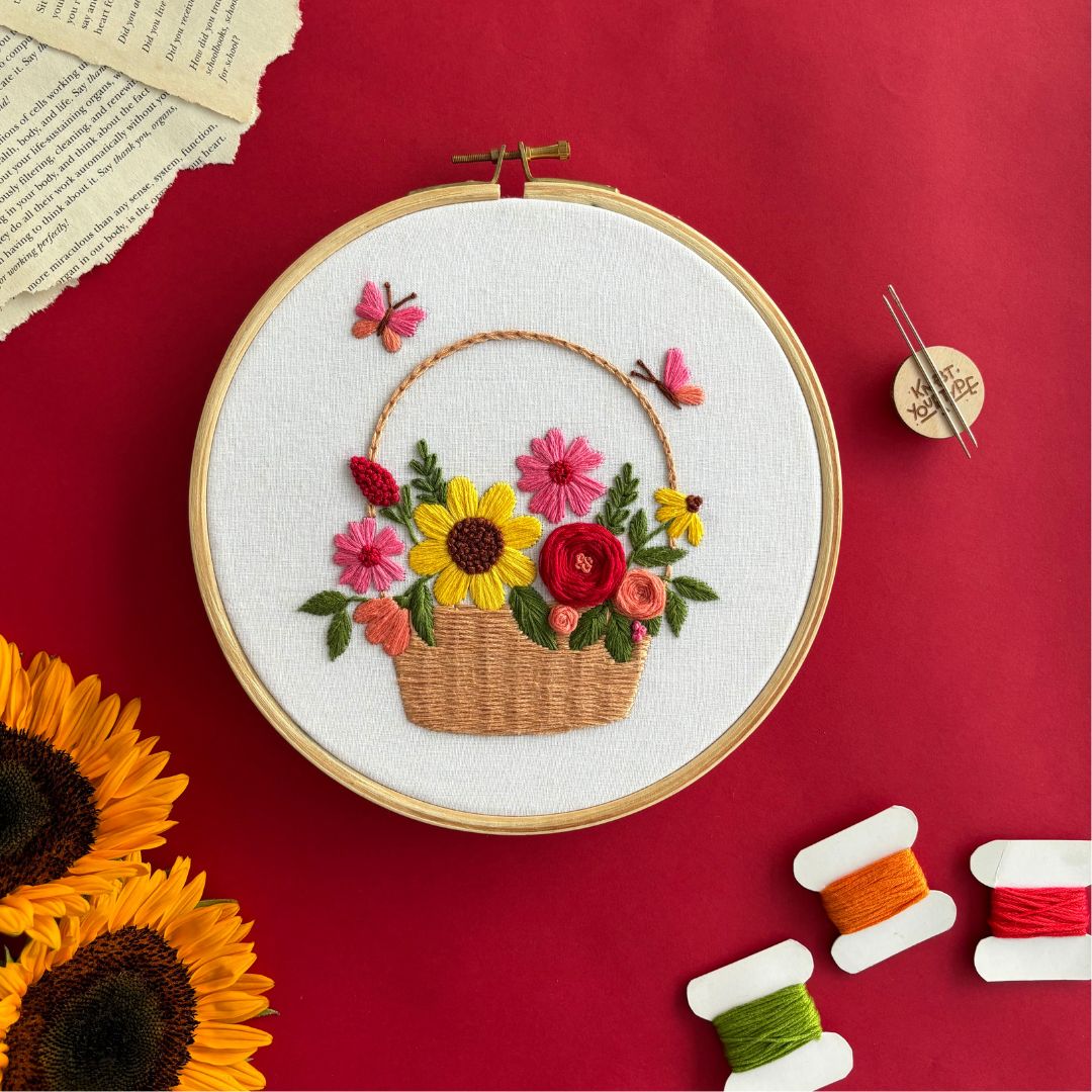 Beginner's Friendly DIY Embroidery Learning Kit