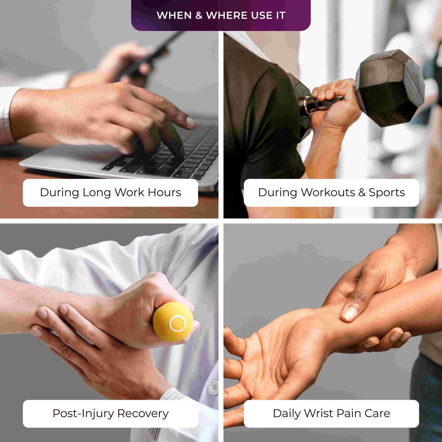 betterhood Wrist Support Brace with Thumb Loop