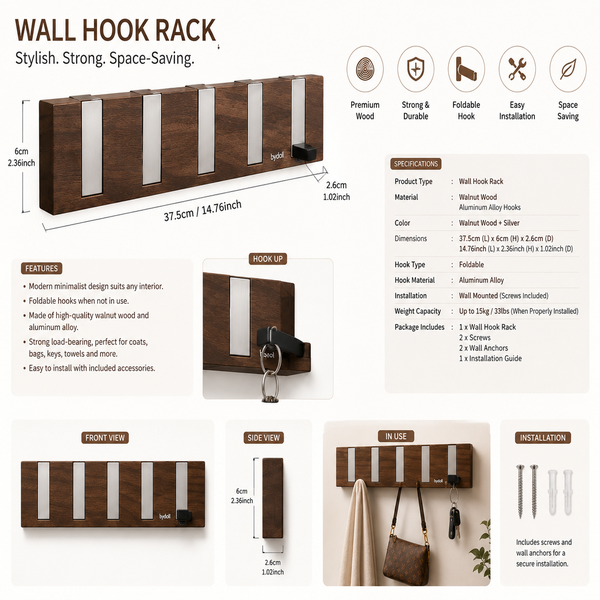 Luxury Wall-Mounted Hangers