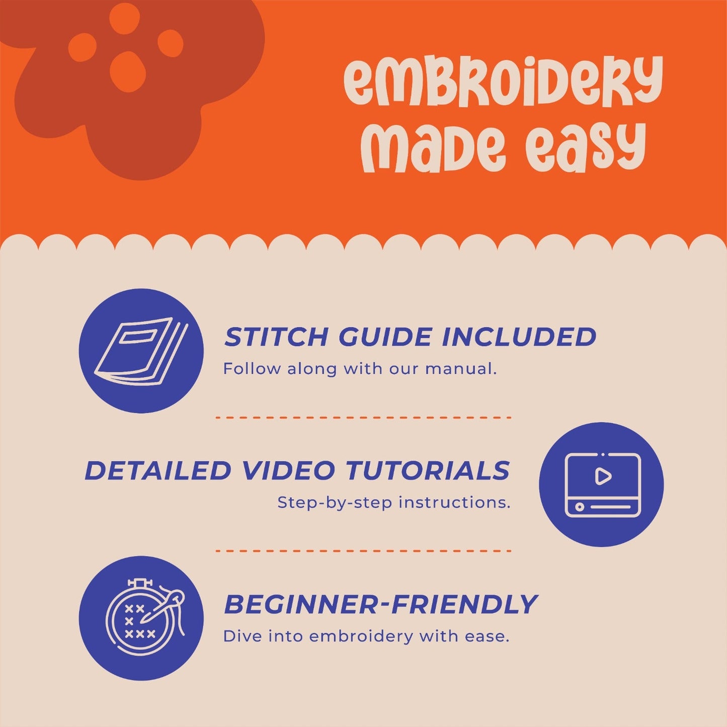 Beginner's Friendly DIY Embroidery Learning Kit