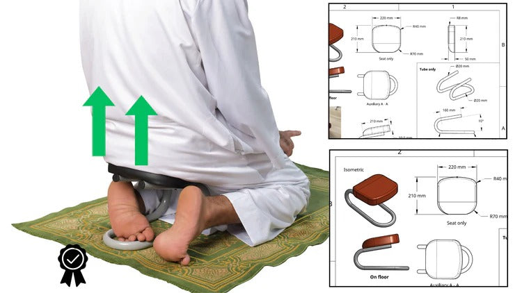 🔥LAST DAY SALE 30% OFF🔥  Portable Namaz chair
