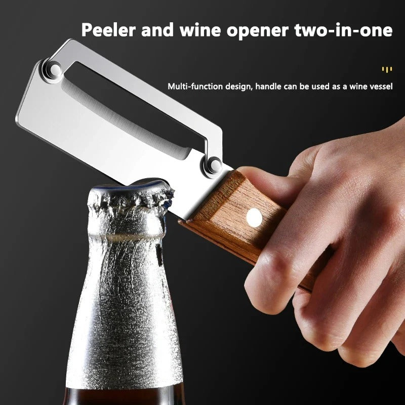Premium Stainless Steel Multi-Functional Handheld Peeler