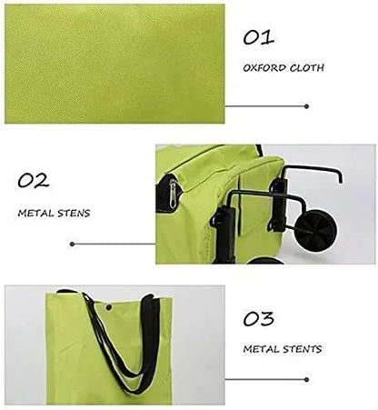 Foldable Rolling Shopping Bag