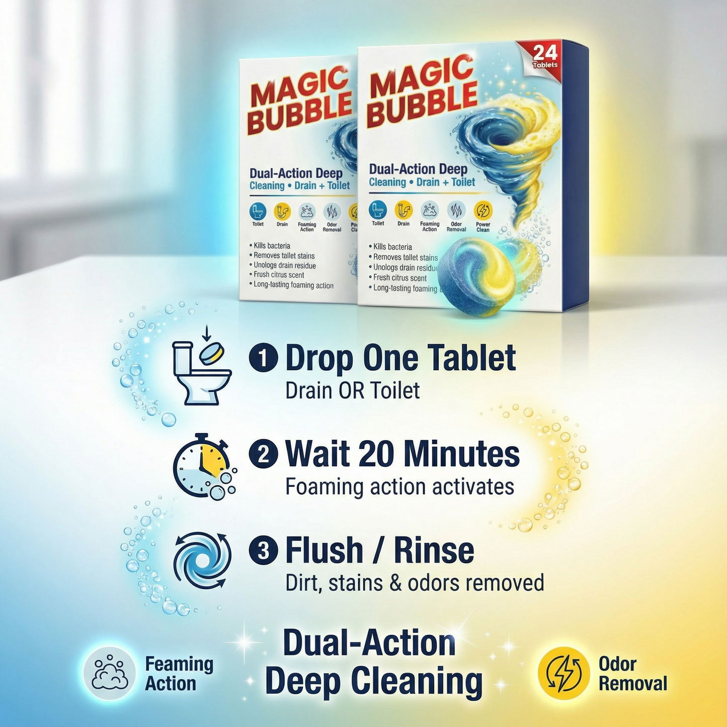 Magic Bubble Cleaning Tablets🔥