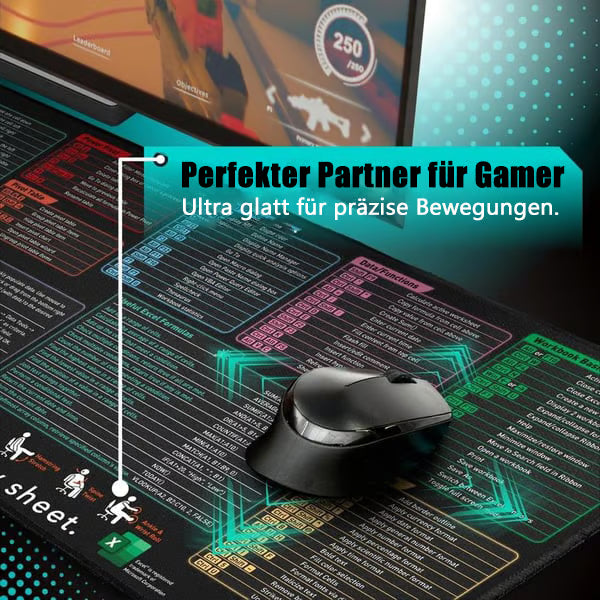 Shortcuts Mouse Pad for Excel Windows
